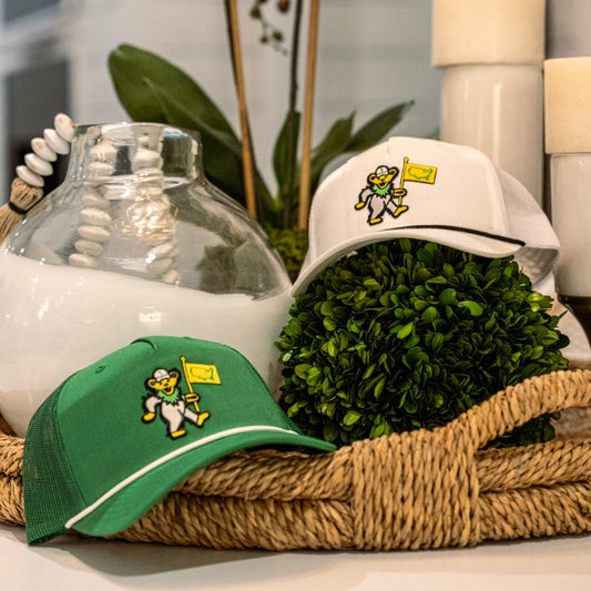 'Grateful Golfers' Vintage Style Mesh Back Rope Trucker Hat